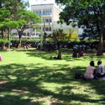 City residents relaxing at Jeevanjee Gardens