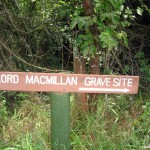 Lord MacMillans gravesite on Oldonyo Sabuk