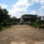 Pathway to fountain at Uhuru Gardens