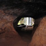 pinhole view from cave in Paradise Lost