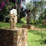 Sculpture garden at Nairobi Ciy Park