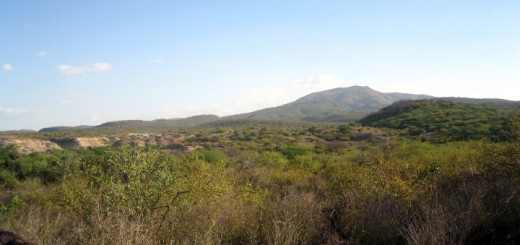 Distant view of Mt Olorgesailie