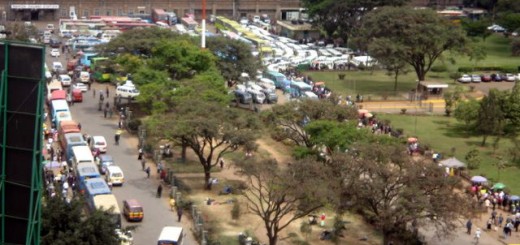 Nairobi railway matatu stage