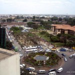 Roundabout at Nairobi railway station