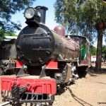 Steam locomotives at Nairobi railway museum