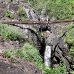Top of waterfall at Mau Mau caves