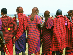 Maasai shuka - uniquely kenyan