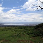 distant view of lake nakuru enroute to menengai