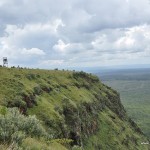fire watchtower on the rim of menengai crater