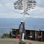 signpost at menegai viewpoint