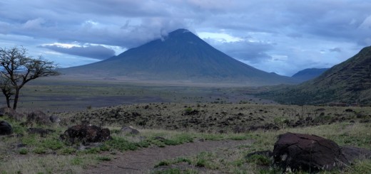 Distance View of Oldonyo Lengai